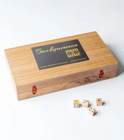 Backgammon en bois de manguier