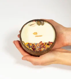Bougie noix de coco