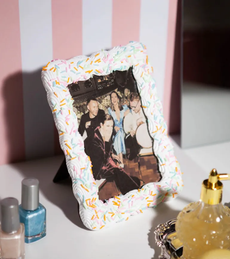 Cadre photo cake