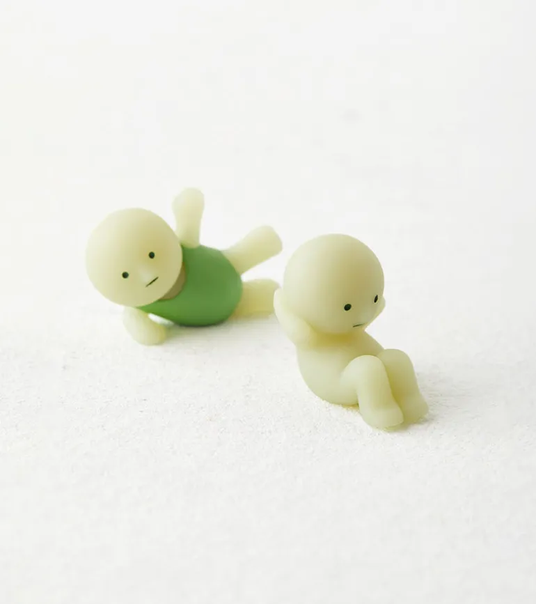 Figurine fluorescente Smiski - série Exercising