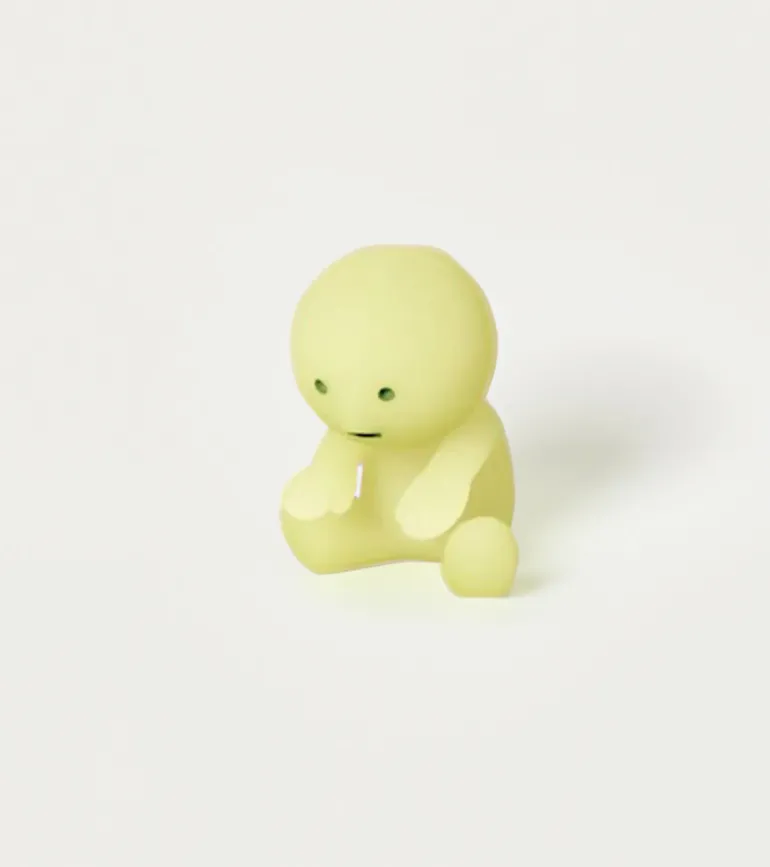 Figurine fluorescente Smiski - série Exercising