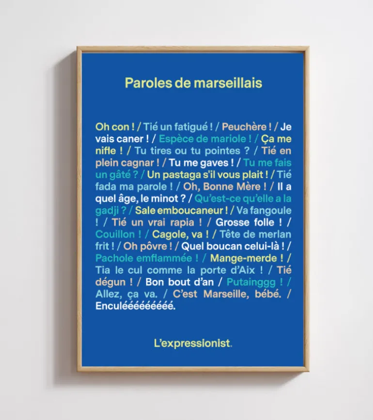 Poster - Paroles de Marseillais