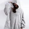 Sweat plaid en polaire Sunday mood
