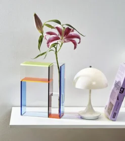 Vase Mondri néon design